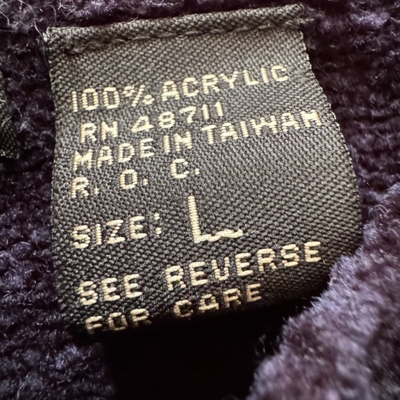 Vintage Massini Crewneck Sweater 100% Acrylic Super Soft Men Size Large - Picture 5 of 5